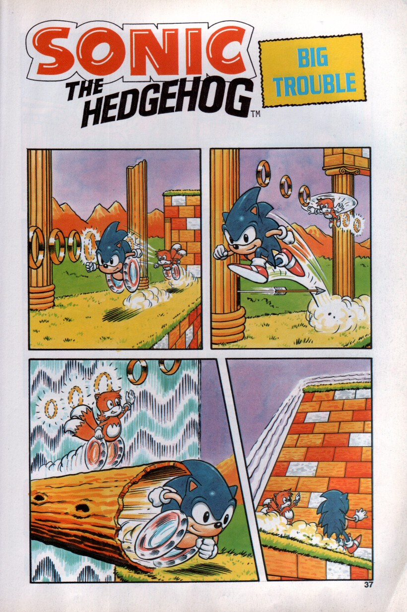 Sonic the Hedgehog Yearbook 1992 Page 33